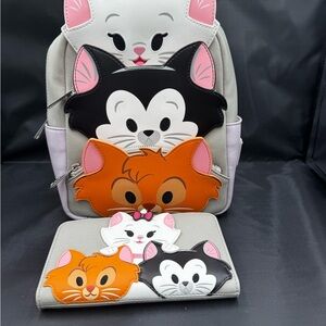 Loungefly Aristocats Loungefly Backpack and Wallet